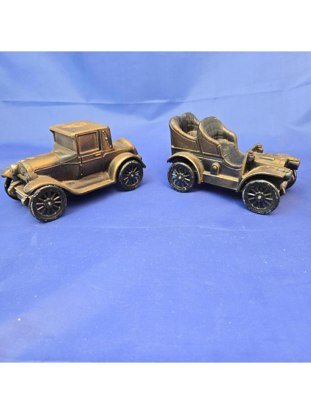 Vintage Banthrico Car Promotional Coin Banks 6" Lot of 2